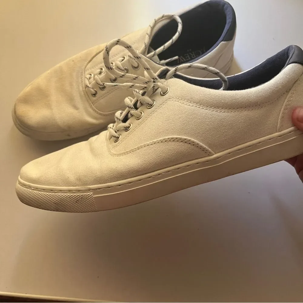 J. Crew Women's White Sneakers